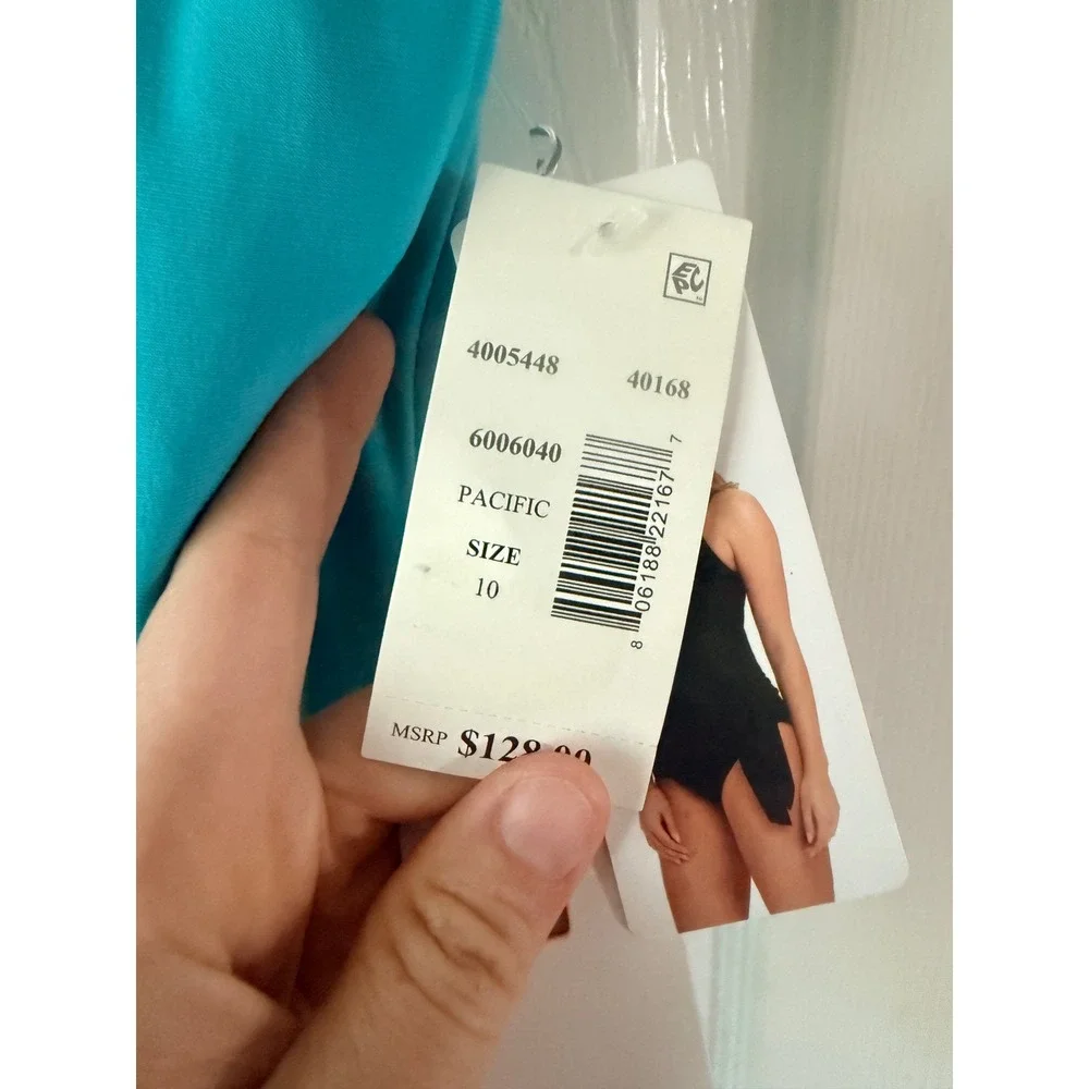 Magicsuit Alex Tankini Top Pacific Blue Underwire Side Tie Swim 6006040‎ 10